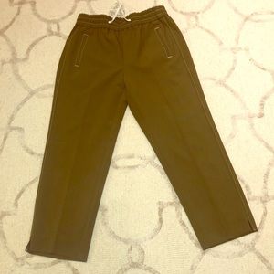 J. Crew drapey olive green east pants
